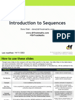 Introduction To Sequences - Lesson