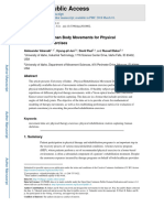 A Data Set of Human Body Movements For Physical Rehabilitation Exercises