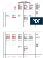 Faculty of Science First Semester Time-Table-5