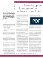 2004 - 4 - nr4 Toleranties Op Ter Plaatse Gestort Beton - Evolutie Van de Specificaties.