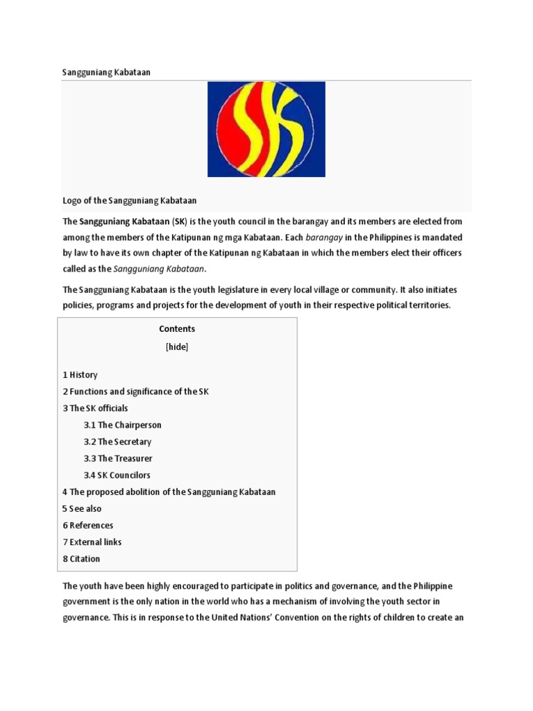 Weakness of sangguniang kabataan picture