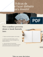 Ebook - 9 Dicas de Como Fazer Dinheiro para Investir