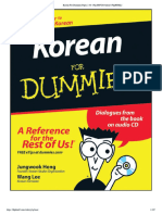 Korean For Dummies