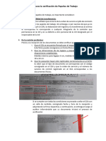 Guía para La Verificacion de Papeles de Trabajo