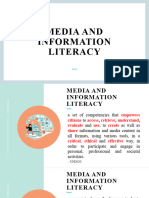 Introduction To Media and Information Literacy