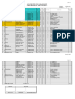 List of Identification & Assessment For Environmental Aspect and Impact - Okt 2012