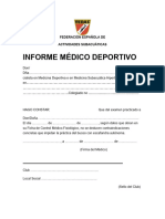 Informe Medico Deportivo