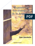 Libro Repensando Los Zoológicos de La Argentina Por Fidel Baschetto