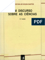 Um Discurso Sobre As Ciencias 1