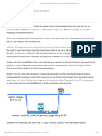 Short-Lived Feature Branches - Trunk Based Development