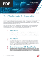 Radware - Top Ddos Attack To Prepare For