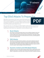 Radware - Top Ddos Attack To Prepare For