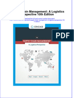 How To Download Supply Chain Management A Logistics Perspective 10Th Edition Ebook PDF Docx Kindle Full Chapter
