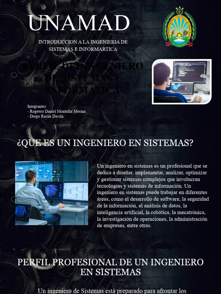 Perfil del Ingeniero en Sistemas | PDF | Ingeniería de Sistemas ...