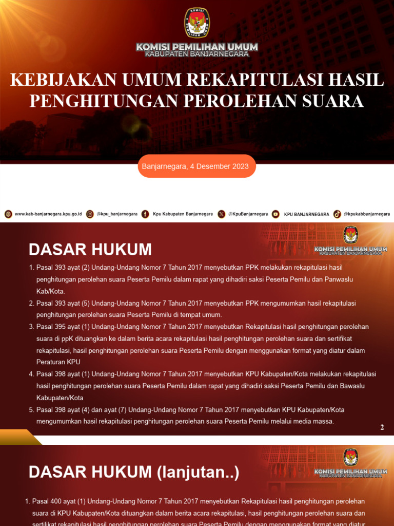Rekapitulasi Dalam Negeri | PDF