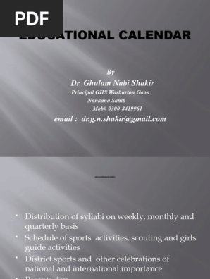 Taleemi Calendar