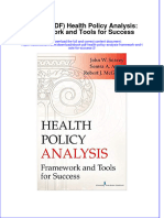 Full Download Ebook PDF Health Policy Analysis Framework and Tools For Success 2 Ebook PDF Docx Kindle Full Chapter