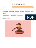 TD de Droit Civil