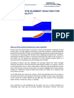 Why Use Finite Element Analysis For Slope Stability