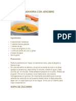 Recetas de Sopas