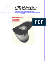 Full Download Original PDF An Introduction To Language 9Th Australia Edition Ebook PDF Docx Kindle Full Chapter