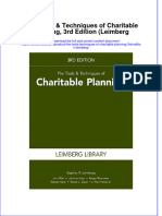 How To Download The Tools Techniques of Charitable Planning 3Rd Edition Leimberg Ebook PDF Docx Kindle Full Chapter