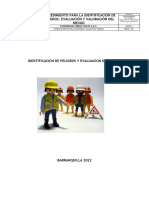 Metodología para La Identificación de Peligros