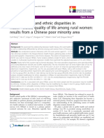Health Literacy and Ethnic Disparities in Health-Related Quality of Life Among Rural Women: Results From A Chinese Poor Minority Area