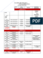 Planificare Anuala 2022-2023