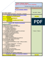 Programme de Biologie Cellulaire 2020-2021