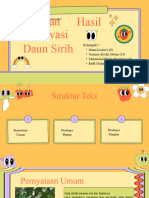 Laporan Hasil Observasi Daun Sirih