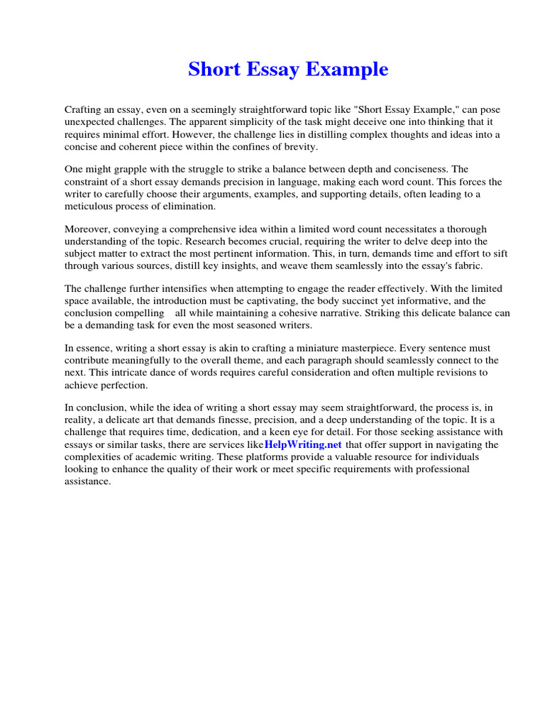 short-essay-example-pdf