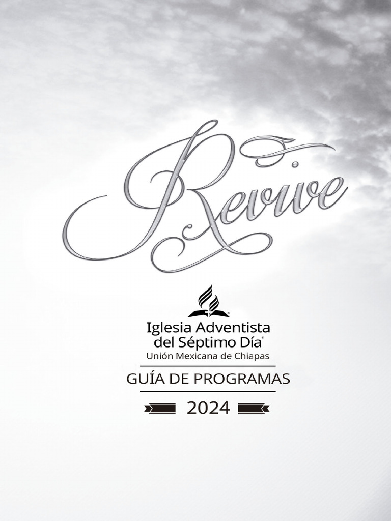 Revive 2024 PDF Iglesia Adventista del Séptimo Día Jesús