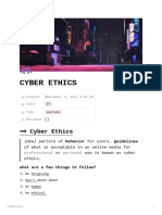 CYBER ETHICS CBSE Class 10 Computer Applications Notes.