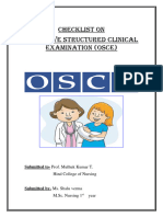 Objective Structured Clinical Examination