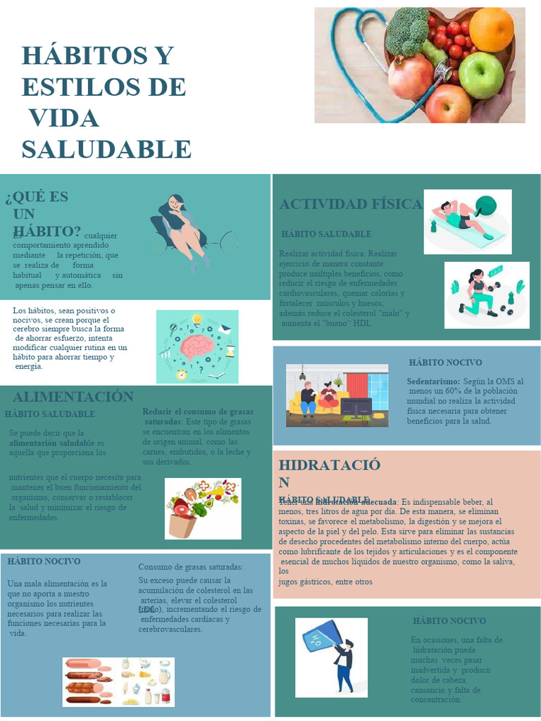 Plegable Habito y Estilos de Vida Saludable | PDF | gordo | Cáncer