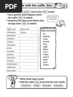 Download -tion words by TES SN70619471 doc pdf