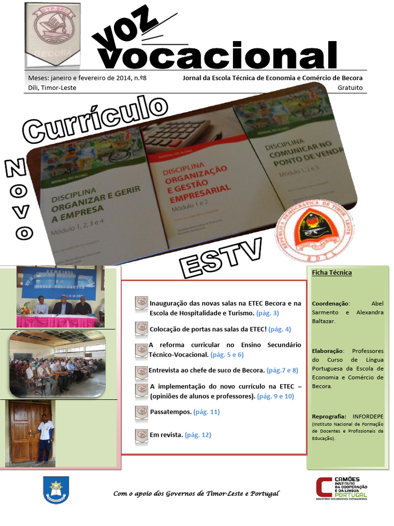 Reformas no Ensino Vocacional em Becora | PDF