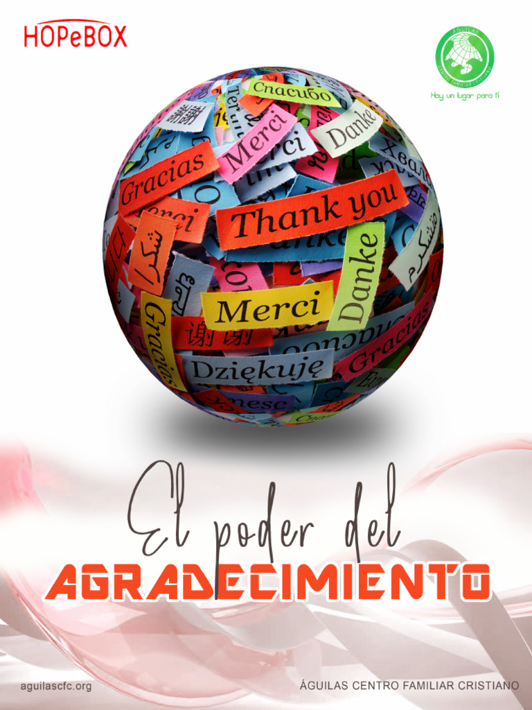 El Poder Del Agradecimiento | Descargar gratis PDF | Oración | Cristo ...