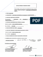 Inventarios de La Secretaria de Desarrollo Económico Firmados Por El Secretario Entrante y Saliente