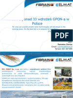 ELMAT Prezentacja GPON