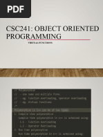 Lecture - Virtual Function