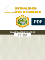 Clasificador de Cargos Iguain