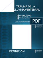 Trauma de La Columna Vertebral-Dr. Juan Carlos Andrade