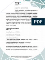 Nutrição em Saúde Pública, Nutrição Normal, Objeto Do Edital Nº 1110/2023