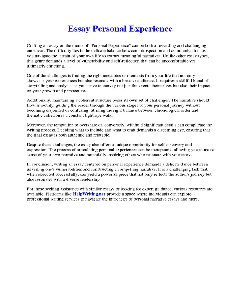 essay-personal-experience-pdf