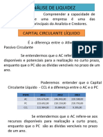 Und 3 Analise de Liquidez