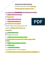 Sample Questions On Mobile Computing