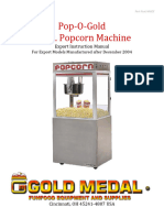 2011 Export Series Pop-O-Gold 32 Oz Popcorn Machine 41490EX