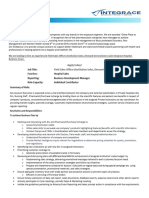 Job Description - FSO Insitution Business